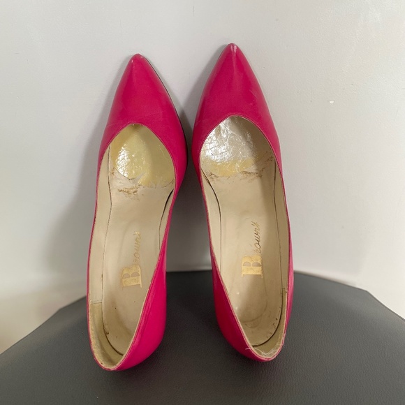 SHOES LEATHER HOT PINK SIZE 8.5N HOT! HOT !HOT! - Picture 10 of 11